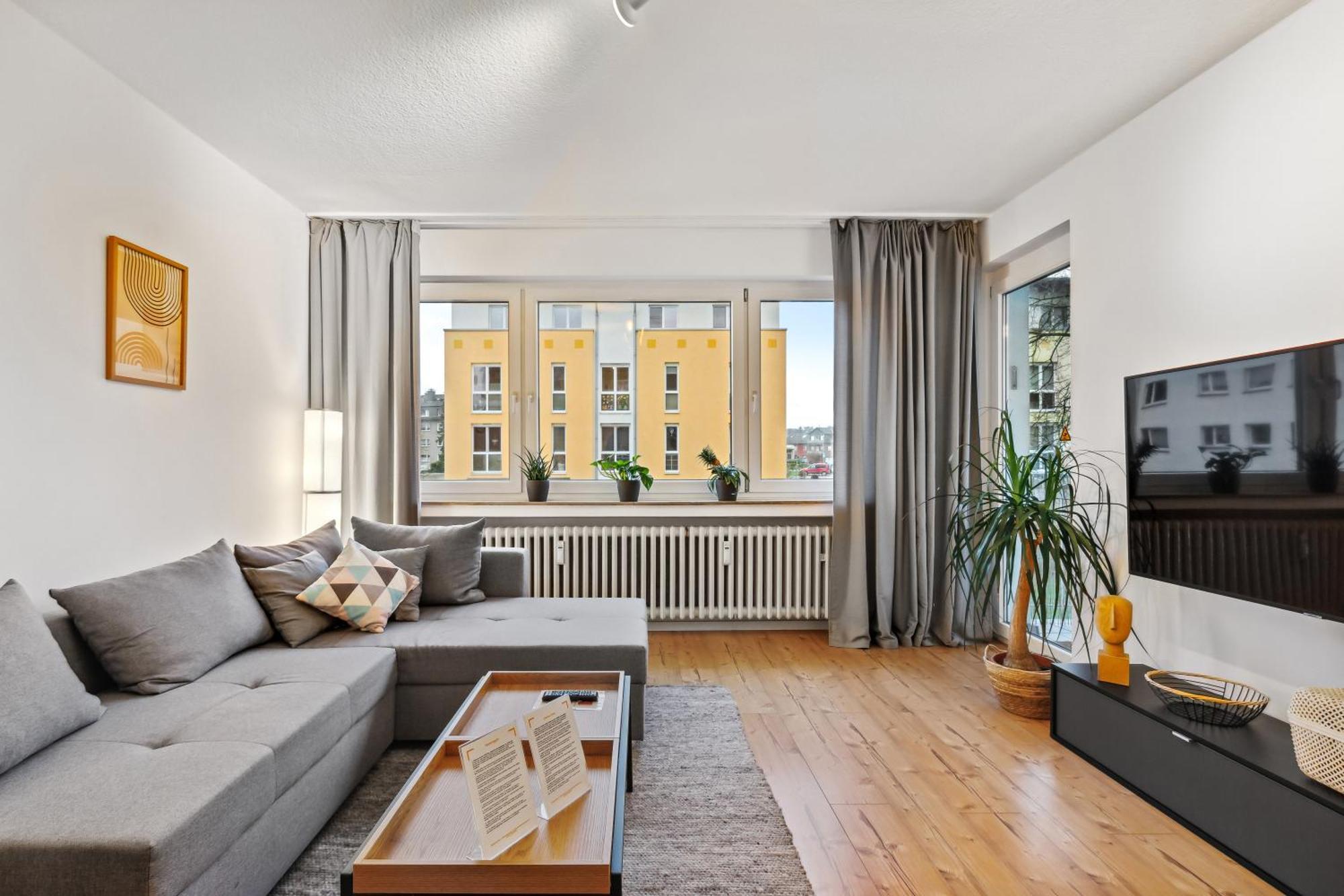 3 Zimmer, 68Qm, Parkplatz, Messe Dus, Logport, Duisport Duisburg Exteriör bild