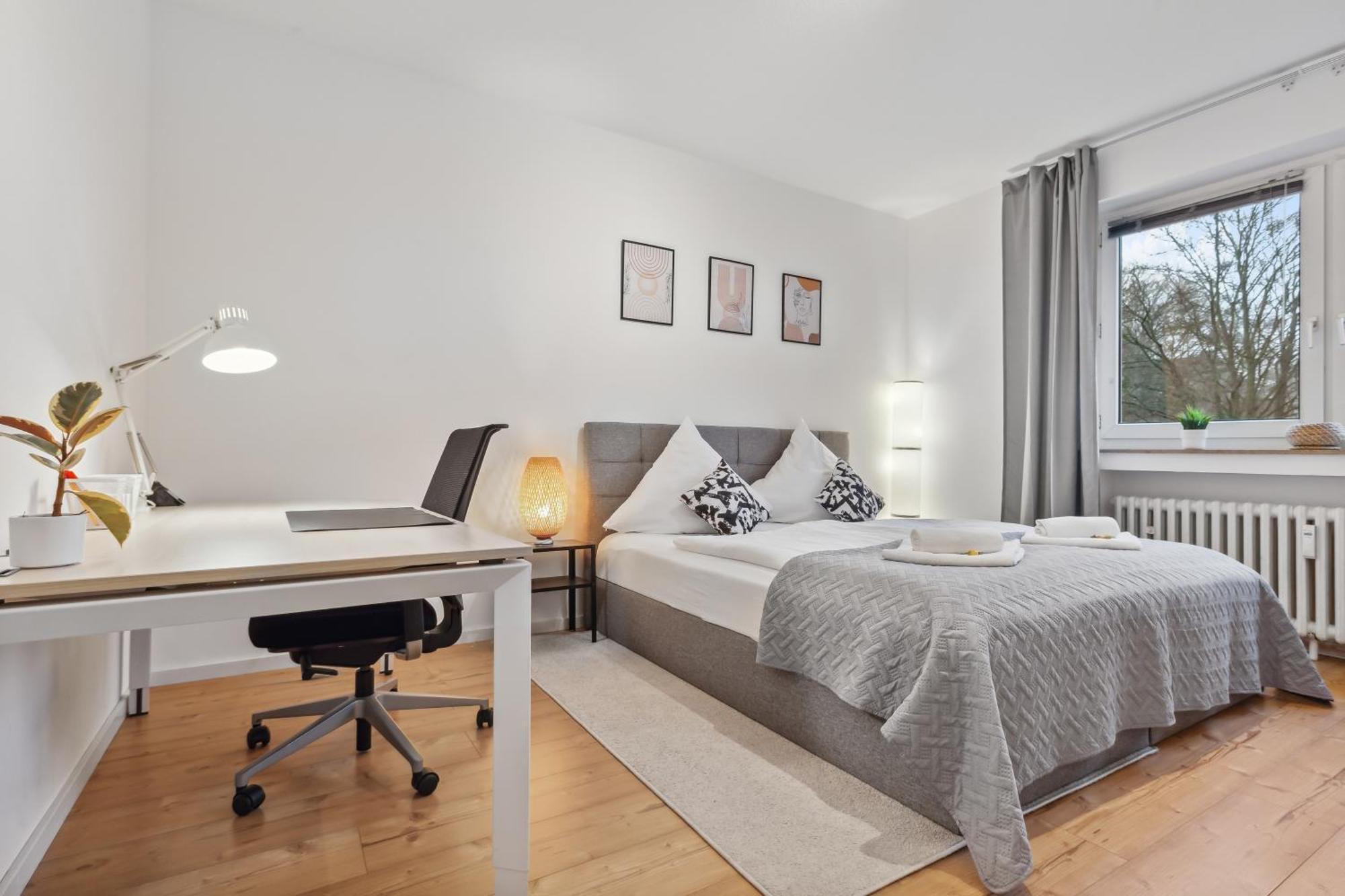 3 Zimmer, 68Qm, Parkplatz, Messe Dus, Logport, Duisport Duisburg Exteriör bild